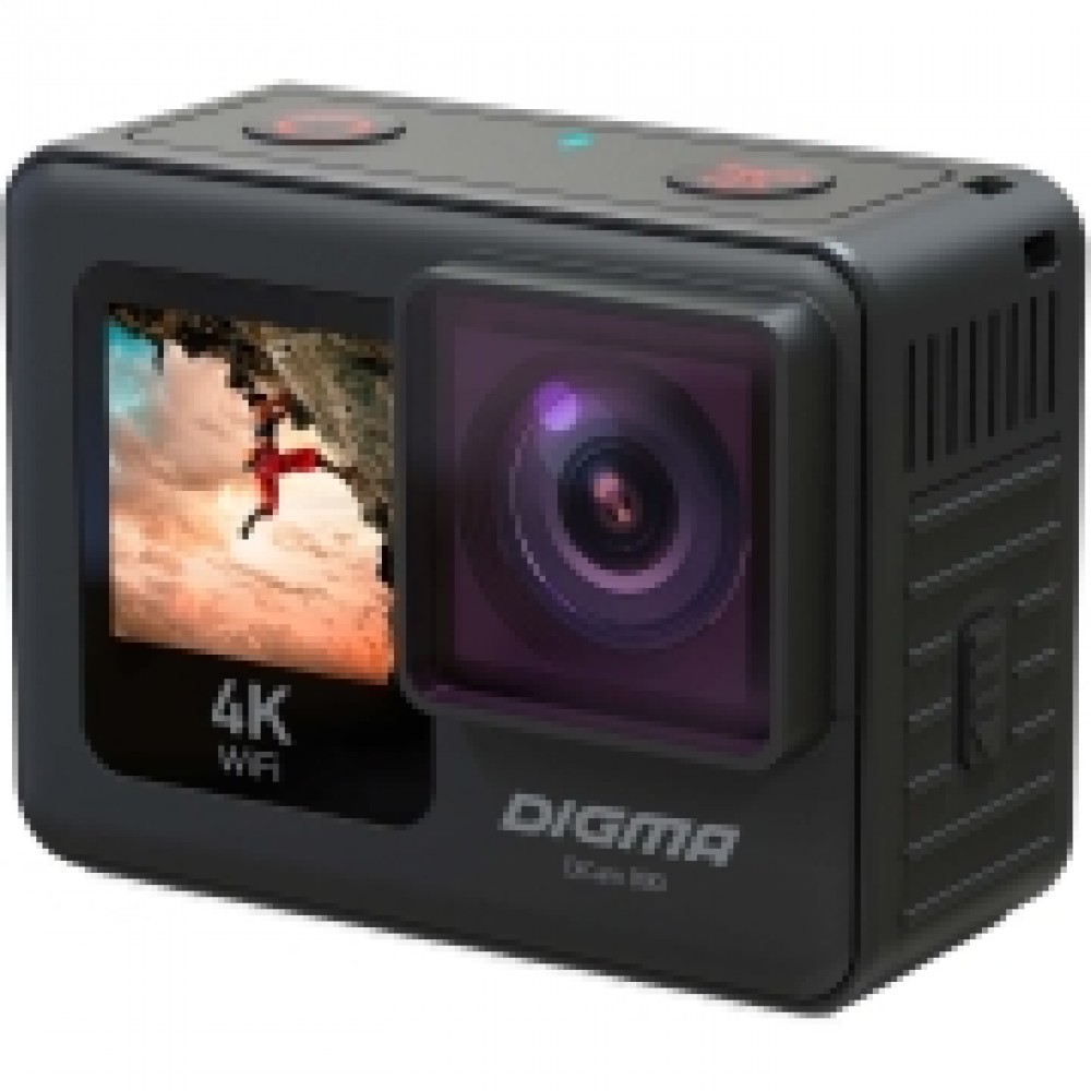 Видеокамера экшн Digma DiCam 890 Black