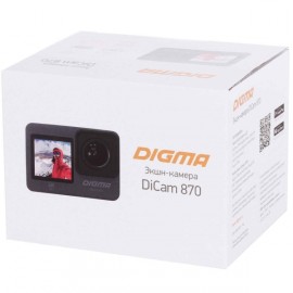 Видеокамера экшн Digma DiCam 870 Grey