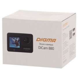 Видеокамера экшн Digma DiCam 880 Black