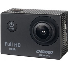 Видеокамера экшн Digma DICAM 145 (Black)