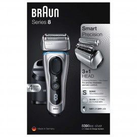 Электробритва Braun 8390cc Silver