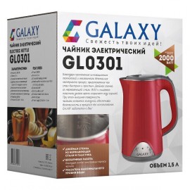 Электрочайник Galaxy GL0301 красный