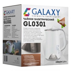 Электрочайник Galaxy GL0301 белый