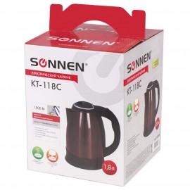 Электрочайник Sonnen KT-118С, 1,8л Coffee (452928)