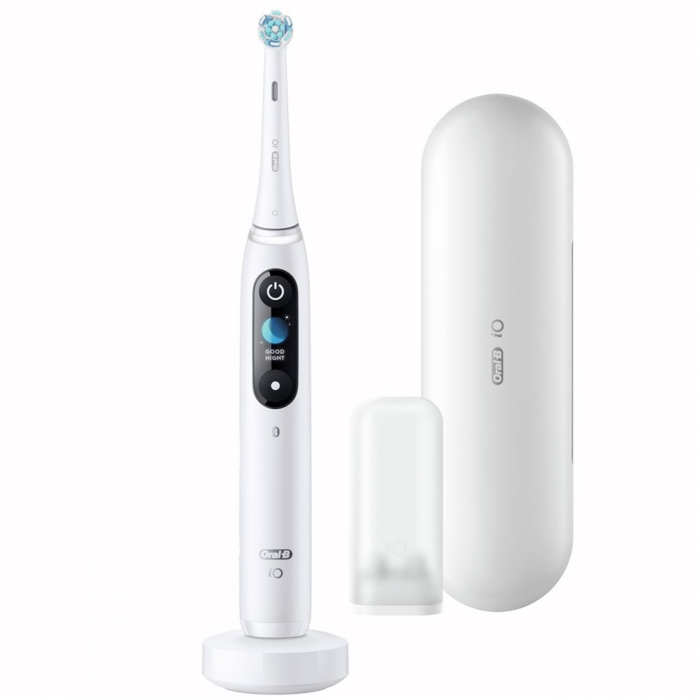 Электрическая зубная щетка Braun ORAL-B iOM9.1A1.1AD White Alabaster