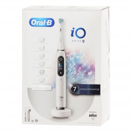 Электрическая зубная щетка Braun ORAL-B iOM9.1A1.1AD White Alabaster