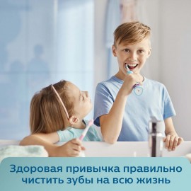 Электрическая зубная щетка для детей Philips Sonicare For Kids HX6352/42 с приложением