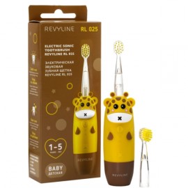 Детская электрическая зубная щетка Revyline RL 025 Baby Yellow