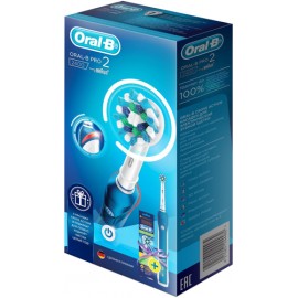 Электрическая зубная щетка Braun Oral-B Pro 2400/D501.513.2+EB50 CrossAction