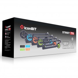 Электрический самокат iconBIT Street T75, Black (XLR3005) 