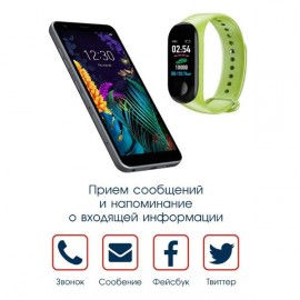 Фитнес трекер BandRate Smart BRSM333PLBLGN