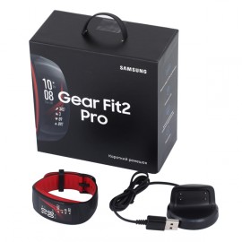 Фитнес-браслет Samsung Gear Fit2 Pro Black/Red,размер S (SM-R365NZRNSER)