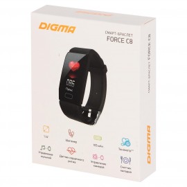 Смарт-браслет Digma Force C8 TFT Black (C8B)