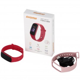 Смарт-браслет Digma Force B8m Red/Pink