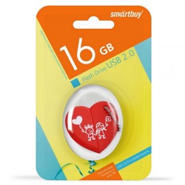 Флеш-диск Smartbuy 16GB Wild series Сердце (SB16GBHeart) 