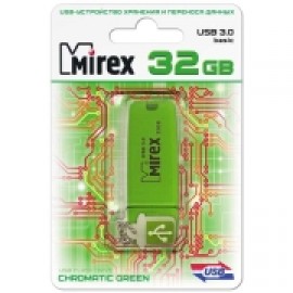 Флеш-диск Mirex 32GB Chromatic Green 3.0 (13600-FM3CGN32)