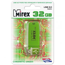 Флеш-диск Mirex 32GB Chromatic Green 3.0 (13600-FM3CGN32) 