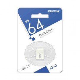 Флеш-диск Smartbuy 64GB LARA White (SB64GBLARA-W) 