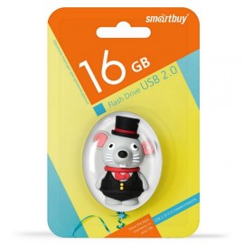 Флеш-диск Smartbuy 16GB Wild series Мышка (SB16GBMouseW)