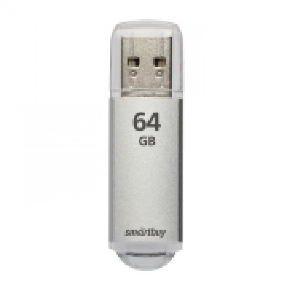 Флеш-диск Smartbuy 64GB V-Cut Silver (SB64GBVC-S)