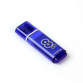 Флеш-диск Smartbuy 8GB Glossy series Dark Blue (SB8GBGS-DB)