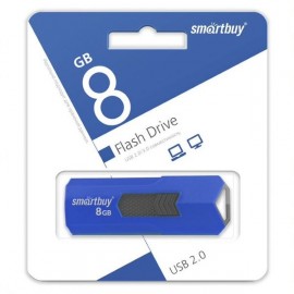 Флеш-диск Smartbuy 8GB STREAM Blue (SB8GBST-B)