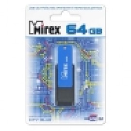 Флеш-диск Mirex 64GB City Blue (13600-FMUCIB64)