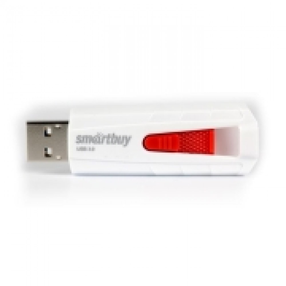 Флеш-диск Smartbuy 16GB IRON White/Red (SB16GBIR-W3)