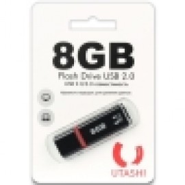 Флеш-диск Utashi 8GB Haya Black (UT8GBHYB)