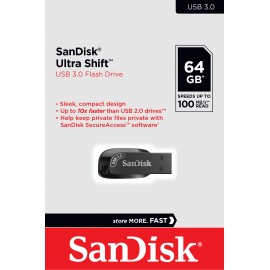 Флеш-диск SanDisk Ultra Shift USB 3.0 64GB (SDCZ410-064G-G46)