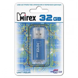 Флеш-диск Mirex 32GB Unit Aqua (13600-FMUAQU32 ) 