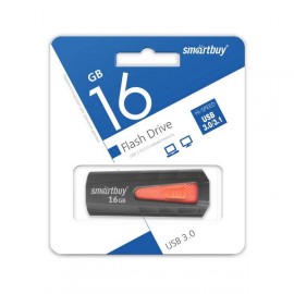 Флеш-диск Smartbuy 16GB IRON Black/Red (SB16GBIR-K3)