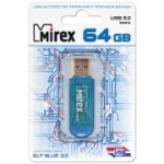 Флеш-диск Mirex 64GB Elf Blue 3.0 (13600-FM3BEF64)