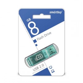 Флеш-диск Smartbuy 8GB Glossy series Green (SB8GBGS-G) 