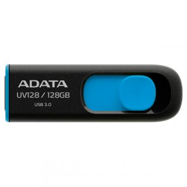 Флеш-диск ADATA UV128 Black/Blue 128GB (AUV128-128G-RBE) 