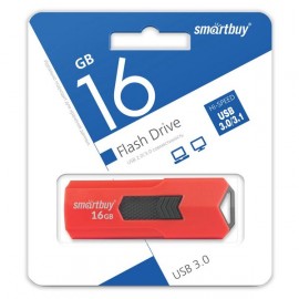 Флеш-диск Smartbuy 16GB STREAM Red (SB16GBST-R3)