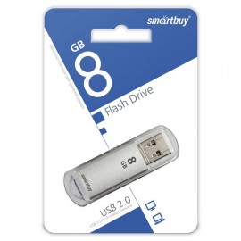 Флеш-диск Smartbuy 8GB V-Cut Silver (SB8GBVC-S)