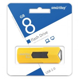 Флеш-диск Smartbuy 8GB STREAM Yellow (SB8GBST-Y)