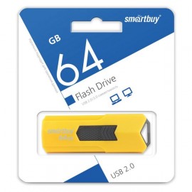 Флеш-диск Smartbuy 64GB STREAM Yellow (SB64GBST-Y)