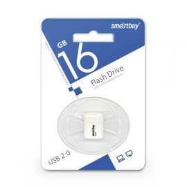 Флеш-диск Smartbuy 16GB LARA White (SB16GBLARA-W)