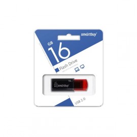 Флеш-диск Smartbuy 16GB Click Black-Red (SB16GBCl-K)