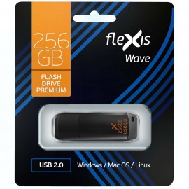 Флеш-диск Flexis RBK-105 256GB USB2.0 (FUB20256RBK-105) 