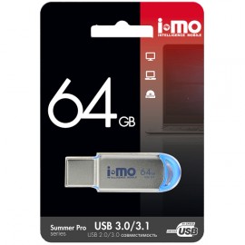 Флеш-диск IMO 64GB Summer Pro Blue