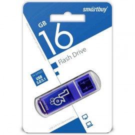 Флеш-диск Smartbuy 16GB Glossy series Dark Blue (SB16GBGS-DB)