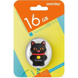 Флеш-диск Smartbuy 16GB Wild series Котенок Черный (SB16GBCatK)