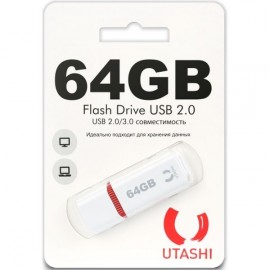 Флеш-диск Utashi 64GB Haya White (UT64GBHYW) 