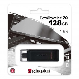 Флеш-диск Type C Kingston 128GB DataTraveler 70 OTG (DT70/128GB)