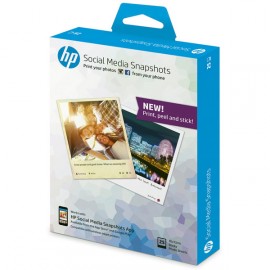 Фотобумага для принтера HP Social Media Snapshots 25 листов 10x13см(W2G60A)