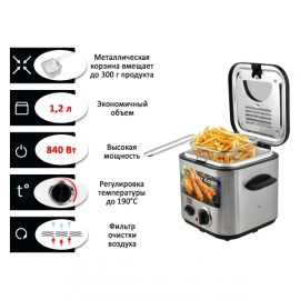 Фритюрница GFGRIL GFF-025 EASY COOK