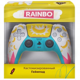 Беспроводной контроллер PlayStation 5 DualSense Rainbo Ice banana